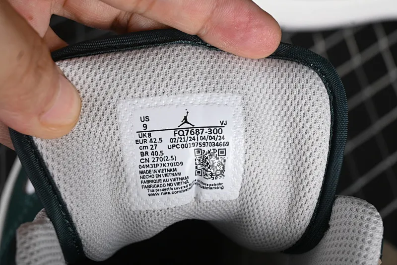 All categories Air Jordan Jordan series basketball shoes Air Jordan 1 Low G version pure original Air Jordan 1 Low AJ1 Joe 1 white green low-top cultural casual sneakers FQ7687-300